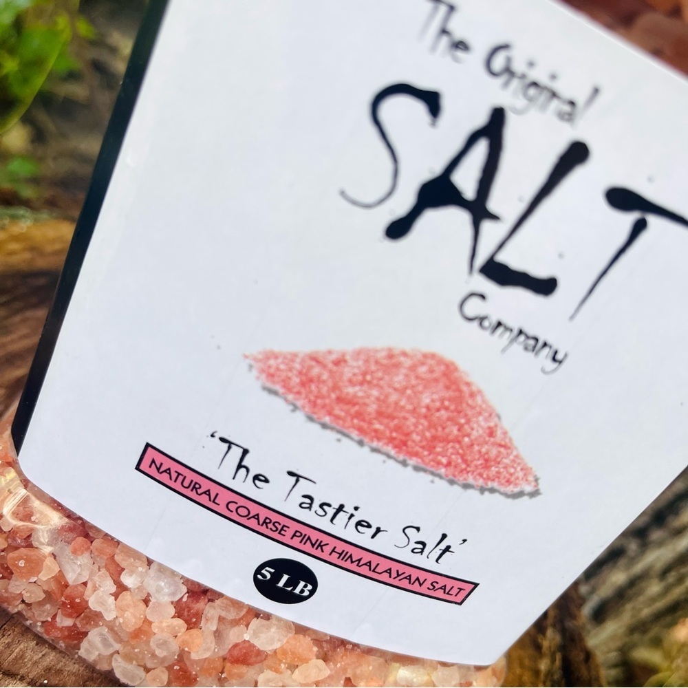 The Original Salt Company 5 LB Natural Coarse Pink Himalayan Salt
